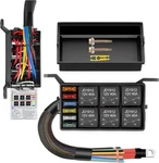 12v Relay Box 6 Way Fuse 12 Awg Pre-wired Waterproof 4 Pin Slot A.... Fixed Price $36.69.