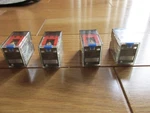 (4) Omron My21n Relays 8-blade 110/120vac! Exc. Cond! Ready To Relay! Cool!!. Fixed Price $4.75.