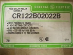 Ge General Electric Cr122b02022b Time Delay Relay. Fixed Price $211.98.