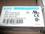 Eaton D3pr3b 3pdt Octal Relay 240v Coil - 2 Available. Fixed Price $28.00.