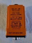 Diversified Electronics Time Delay Relay Tat 24 Aka 010. 24v. 4 Amp. 120v. Fixed Price $75.00.