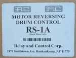 Relay And Control Rs-1a Motor Reversing Drum Single Phase 1.5hp New. Fixed Price $85.00.