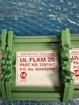 Ul/phoenix Contact (flkm20), 20 Position Connector Typ: Umk-se-11,25-1. Fixed Price $100.00.
