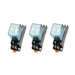 3 Pcs Dc 12v 5a Coil Voltage General Purpose Power Relay + Socket Base. Fixed Price $18.90.