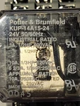 Potter & Brumfield Relay, Kup-14asr3b-05 Base, 24v, 50-60 Hz, 3a, 1-2hp, 600vac. Fixed Price $15.00.