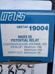Mars 64 Potential Relay 685744-19004 Cont. Coil Voltage-332 Pickup Min-168 - 182. Fixed Price $28.48.