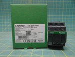 Schneider Cad50bd Tesys Deca Control Relay 10 A, 400 Hz, 24 Vdc Coil, 5-pole. Fixed Price $145.99.