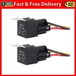 Diann 2pcs Car Relay With Harness 12v 40a 4 Pin Spst Sockets Col.... Fixed Price $17.99.