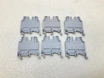 Entrelec M 4/6 5116 Gray Wire Terminal Block M465116 Grey Lot Of 6 (tsc). Fixed Price $12.59.