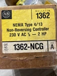 Allen Bradley 1362-ncg Ser. A Non-reversing Controller 230v Ac 1/2 - 2hp Nema. Fixed Price $399.99.