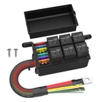 Rvboatpat 12v Fuse Relay Box 6 Way Pre-wired Waterproof Relays.... Fixed Price $36.19.