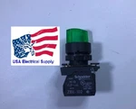 Xb5ak123m5 Schneider Illuminate Select Switch 1 No/nc Green Light. Fixed Price $23.35.