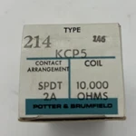 New Potter & Brumfield Relay Type Kcp5 Spdt2a 10,000 Ohms 2 Available. Fixed Price $44.95.