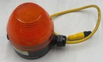 Allen Bradley 855bs-s35sl5 Round Beacon Orange Amber Alarm Light. Fixed Price $45.00.