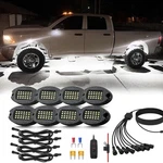 8pods Pure White Led Rock Lights Kit With Switch Wiring 8pods,. Fixed Price $84.63.