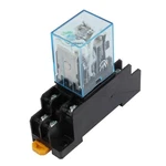 Uxcell Iec255 Dc 12v Coil 8pin Dpdt Electromagnetic Power Relay W Socket Base. Fixed Price $14.19.