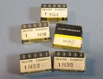 Lot Of 5 Various Allen Bradley Heater Elements N44, N15 & W45 Nos. Fixed Price $22.39.