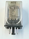 1pc Nte Electronics R02-11a10-240 Relay, 10 Amp Dpdt 240vac 8-pin Octal New. Fixed Price $25.00.
