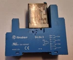 Finder 55.34.9.012.5040 Relay 12 V/dc 7a 4 + Socket #k-450-07. Fixed Price $25.74.