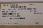 Tsc 253261901 Power Supply 200watt Input: 100-240vac 50-60hz Stock B-1422. Fixed Price $345.00.