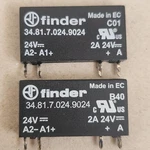 2pcs Finder 34.81.7.024.9024 Solid State Relay 2a 24vdc 4 Pins. Fixed Price $11.99.