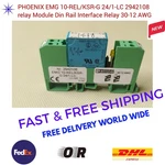 Phoenix Emg 10-rel/ksr-g 24/1-lc 2942108 Relay Module Din Rail Interface. Fixed Price $80.00.