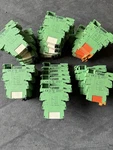 Lot Of 5 Phoenix Contact Plc-bsc-120uc/21-21 Relay Bases W/dpdt. Fixed Price $70.00.