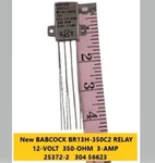 Brand New Babcock Br13h-350c2 Relay 12-volt 350-ohm 3-amp 25372-2 304. Fixed Price $14.99.