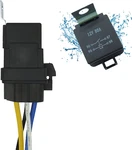 80/60 Amp 4-pin Automotive Relay, 12v Dc Waterproof With Tinned Copper Harness. Fixed Price $13.79.