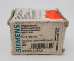 Siemens 3rh1911-1fa31 Aux Switch Block 3no 1nc 3rh19111fa31 *nda Available*. Fixed Price $59.39.