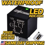 12v Sealed Waterproof Relay Fits Hustler 026237 W/led Indicator. Fixed Price $7.95.