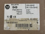*new* Allen-bradley 849-zod321 Series B. 120v-60hz Pneumatic Timing Relay. Fixed Price $219.88.