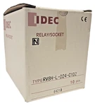 Idec (10 Pack) Rv8h-l-d24-c1d2 Relay/sockets. Fixed Price $150.05.