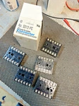 Relay Sockets, Custom Connector Sd-12-pc, Box Of 5. Fixed Price $57.00.