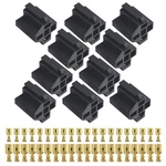 10 Sets 5 Pin Relay Connector 12v Socket 30a /40a With 6.3mm Terminals, Car Truc. Fixed Price $23.85.