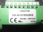 Phoenix Contact Um 45-d15sub/b Varioface Module. Fixed Price $34.61.
