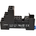 Idec Sj2s-07l 8-pin 8a 250v Ac/dc Din Rail Mount Relay Socket. Fixed Price $17.99.