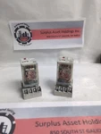 Eaton,d3pf2aa,relay W/ D3pa2 Ser A2 Socket 10a-300v 15a/300v 10a/600v Lot Of 2. Fixed Price $45.00.