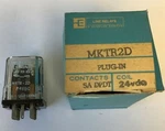 Line Electric Mktr-2d Plug In Relay 24vdc 5a Dpdt. Fixed Price $29.00.