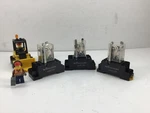 My4 / 30x7yt - Omron 3 Part Lot!! Relay With Socket Base *new Old Stock!*. Fixed Price $22.00.