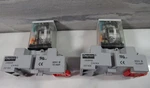 Qty. 2 Dayton 24vdc Relays 1eht5 W/bases 2a584m 300v 10amp 0516x. Fixed Price $19.95.