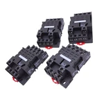Lot Of 4 Schneider Rpzf4 Relay Sockets, 14-pin Blade, 10a 300vac/dc, Din Rail. Fixed Price $35.00.