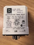 Square D 9050jck70v24 Multifunction Timing Relay Series A Solid State 240 Vac. Fixed Price $15.00.