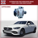 Alternator For Mercedes Ben C200 C230 Clk200 E200 Slk200 A2711540202 A2711540802. Fixed Price $207.75.