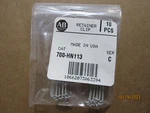(10) Allen Bradley 700-hn113 Retainer Clips New In Sealed Package. Fixed Price $19.95.