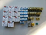 43 Control Relays And 17 Relay Sockets. Fixed Price $125.00.