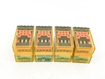 New Lot Of 4 Idec Ru4s-c-a110 Relay 110v 6a - No Box. Fixed Price $44.95.