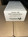 Veris Victory 100 Spdt Enclosed Relay 10-30vac/vdc 120v 10amp. Fixed Price $15.00.