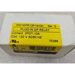 Square D 8501kpr13p14v20 3pdt 10a Plug In Gp Relay Coil 120v 50/60hz. Fixed Price $26.69.