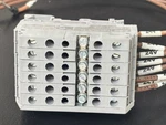 6 Pcs Abb Entrelec M4/6-4a Gray Terminal Blocks With Fem4a End Cap Selection. Fixed Price $10.99.